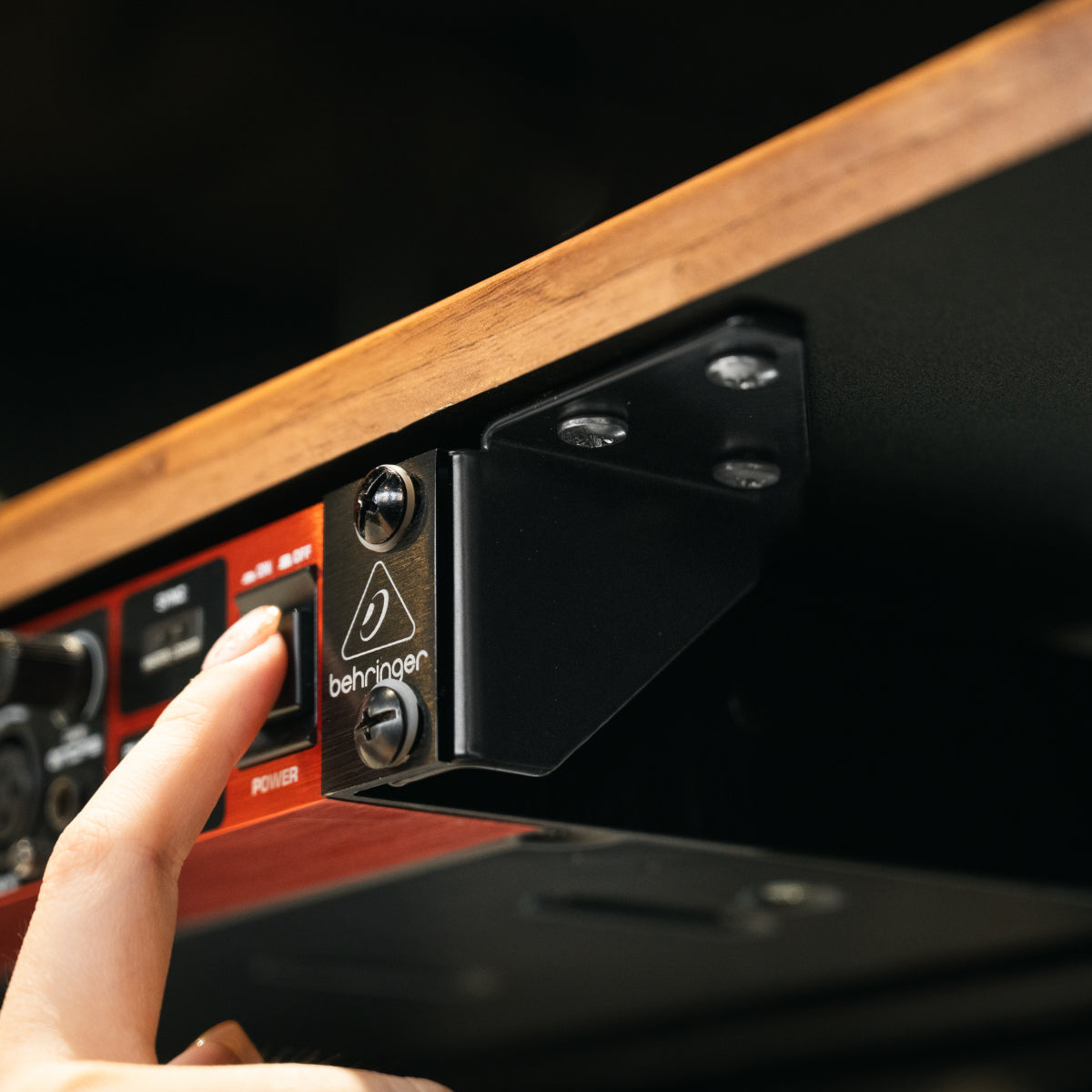 1U Under Desk Rack Bracket