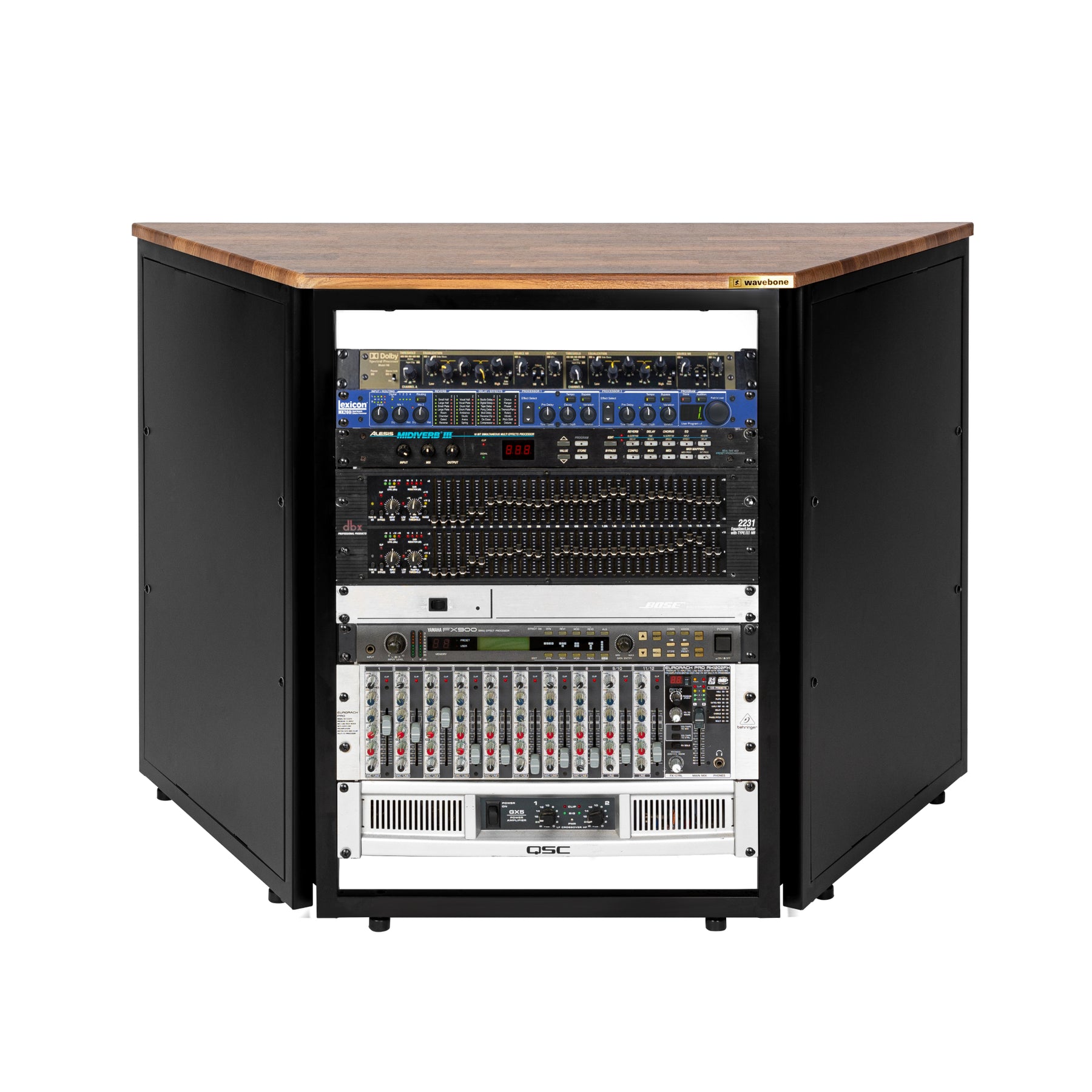 Satel™ 13U Rack Case | Front side accommodates 13U