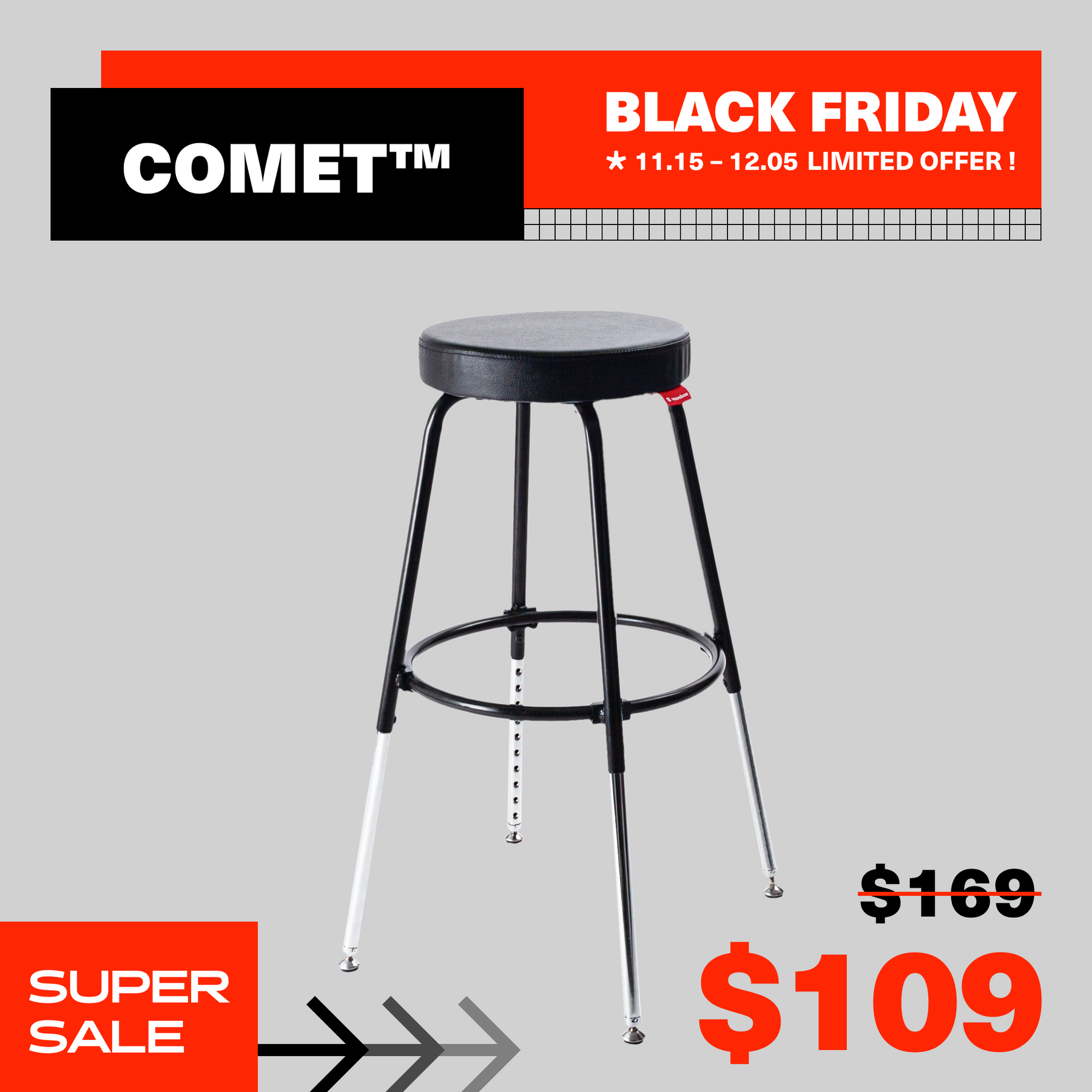 Comet™ Guitar Stool